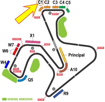 Entrada Tribuna C1 Moto GP Jerez