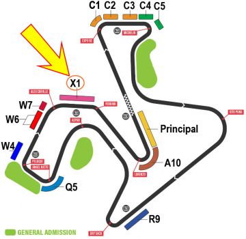 Entrada Tribuna X1 Moto GP Jerez